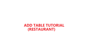 How to add table in YMJ POS software (Restaurant)
