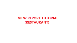 How to view daily report & summary report in YMJ POS software (Restaurant)