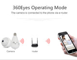 Caméra Wi-Fi à ampoule infrarouge AIPC-360